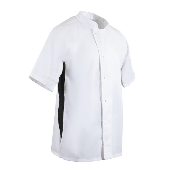 Whites Nevada Kochjacke kurze Ärmel weiß M