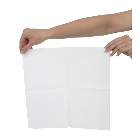 Lunch-Papierservietten weiß 33cm (5000 Stück)