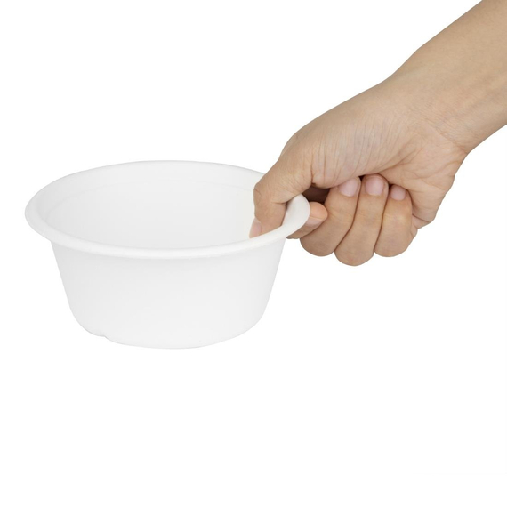 Fiesta Kompostierbare Bagasse Schüssel Basis 400ml (50 Stück)