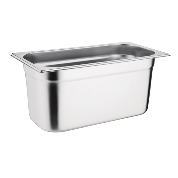 Vogue GN-Behälter Edelstahl 15cm GN1/3