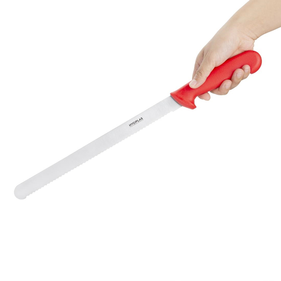 Hygiplas Allesschneider Gezackt Rot 30cm