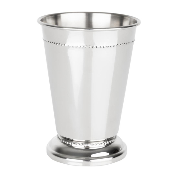 Olympia Barartikel Perlen Julep Becher Edelstahl 370ml