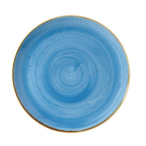 Churchill Stonecast, runder Coupe-Teller, Kornblumenblau, 260 mm, (12 Stück)