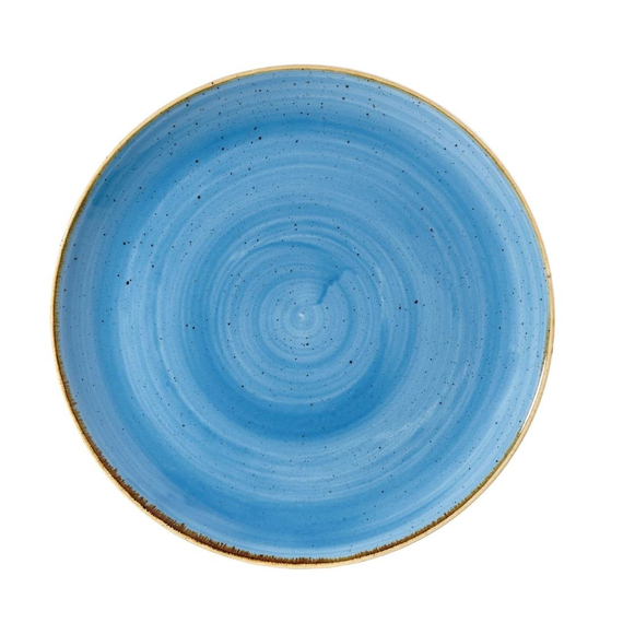 Churchill Stonecast, runder Coupe-Teller, Kornblumenblau, 260 mm, (12 Stück)