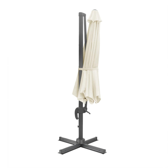 Bolero Venice Hochleistungs-Sonnenschirm, cremefarben, 3,5 m