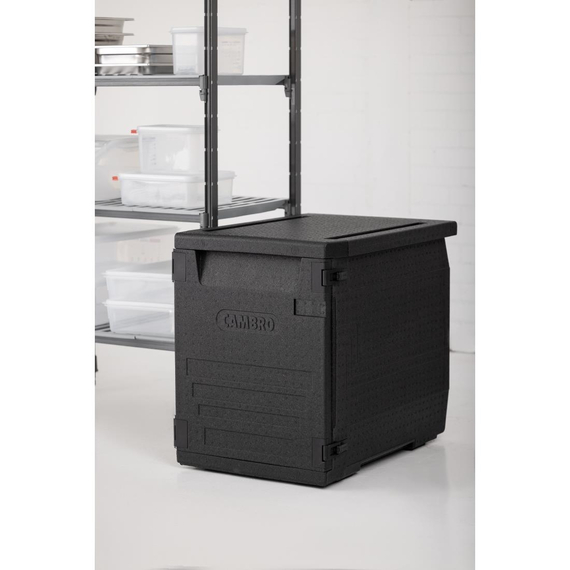 Cambro isolierter Frontlader Lebensmitteltransportbehälter 126L mit 9 Schienen