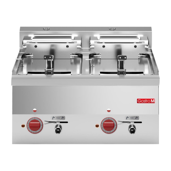 Gastro M Doppelfritteuse 60/60FRE 2 x 10L
