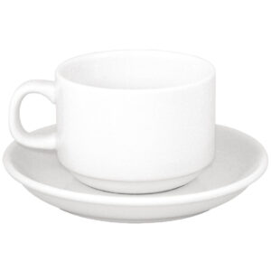 SONDERANGEBOT Athena Hotelware Kombiset Kaffeetassen 20cl mit Untertassen (24 Stück)