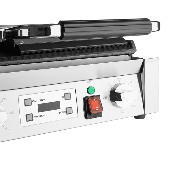 Buffalo Doppelkontaktgrill Gerippte Platten