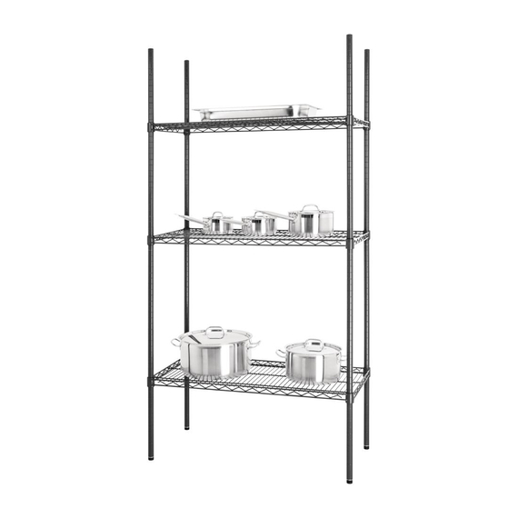 Nisbets Essentials 3-stöckiges Regal 1820 x 915 x 457mm