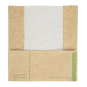 Vegware Kompostierbare Panini-Tüten aus Packpapier (500 Stück)