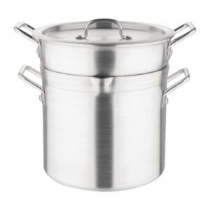 Vogue Doppelkochtopf aus Aluminium 28cm