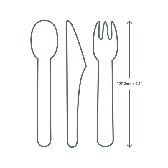 Vegware Kompostierbare Papiergabel (1000 Stück)