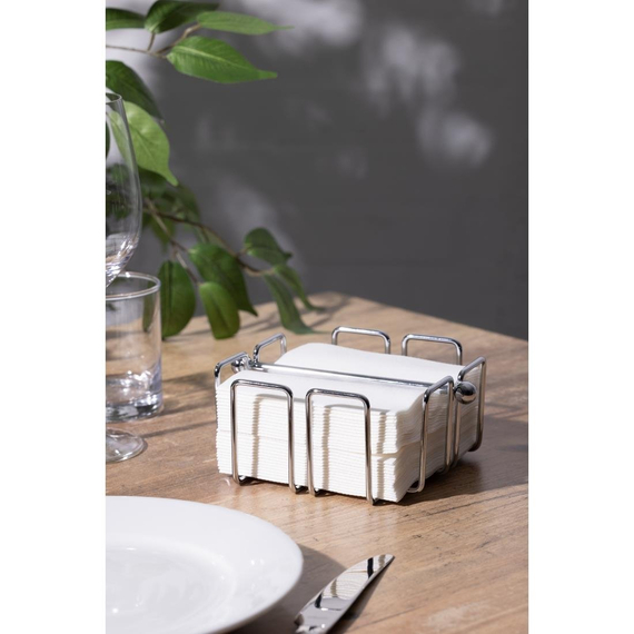 Olympia Cocktail-Serviettenhalter mit Gewicht 14 x 14cm