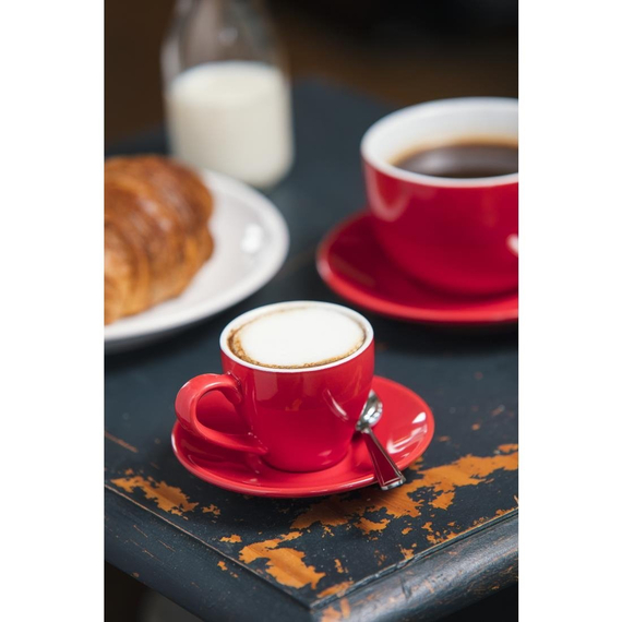 Olympia Cafe Untertassen rot 11,7cm (12 Stück)