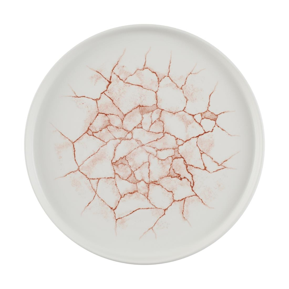 Churchill Studio Prints Kintsugi-Wandteller, Koralle, 260 mm, (6 Stück)