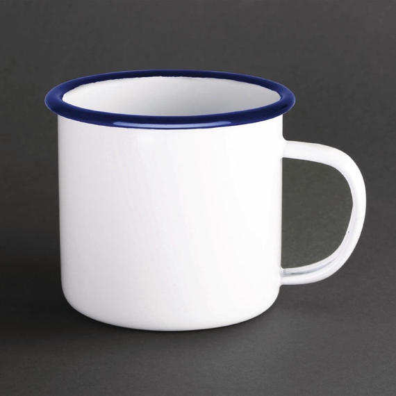 Olympia Emaille-Becher 350ml (6 Stück)