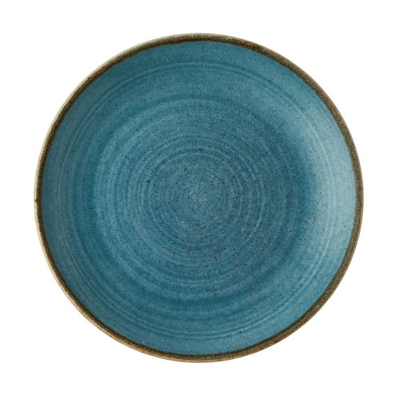 Churchill Stonecast Raw Evolve Coupe-Teller, Blaugrün, 165 mm, (12 Stück)