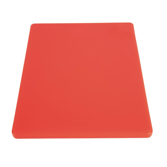 Hygiplas LDPE Schneidebrett rot 30,5x22,9x1,2cm