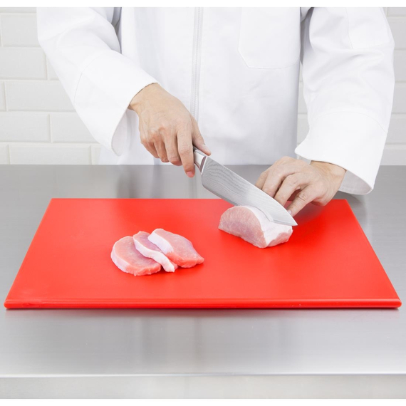 Hygiplas standard Schneidebrett mit hoher Dichte rot