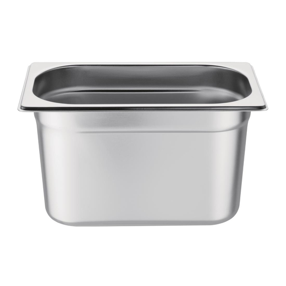 Vogue GN-Behälter Edelstahl 15cm GN1/4