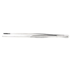 Edelstahlpinzette Micro mit schmaler Spitze 30cm