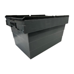 Vogue Kunststoff-Transportkiste mit Deckel, 600 x 400 x 320 mm