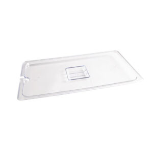 Vogue Polycarbonat Deckel mit Löffelaussparung GN1/1