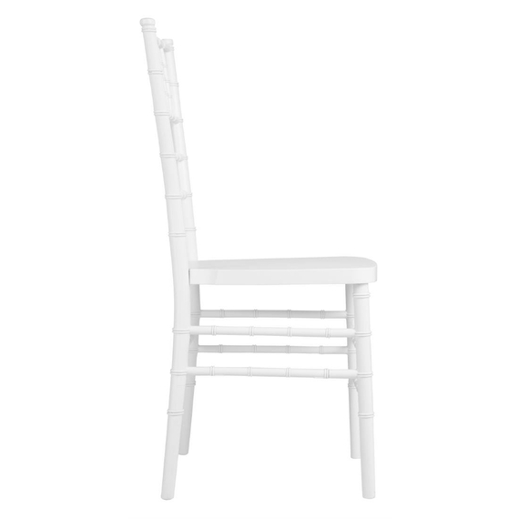 Bolero Chiavari Polypropylen Stühle Weiß (4 Stück)