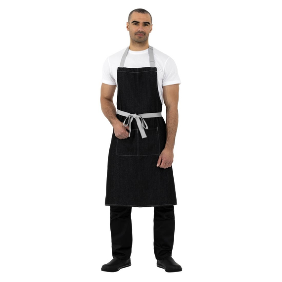 Southside Denimlatzschürze schwarz