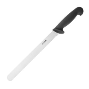 Hygiplas Fleischmesser gezahnt 24.8cm schwarz