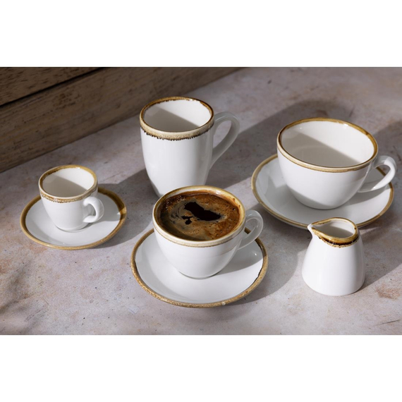Olympia Kiln Milchkännchen Kreideweiß 9,6cl (6 Stück)
