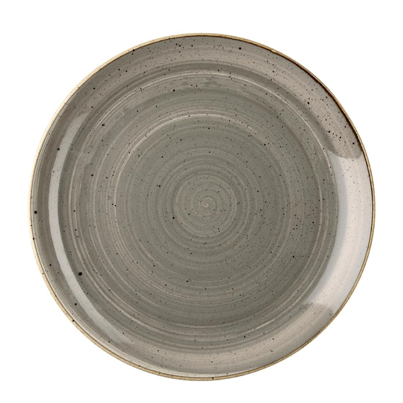 Churchill Stonecast, runder Coupe-Teller, Pfefferkorngrau, 260 mm, (12 Stück)