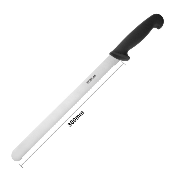 Hygiplas Zackenschneider Schwarz 30cm