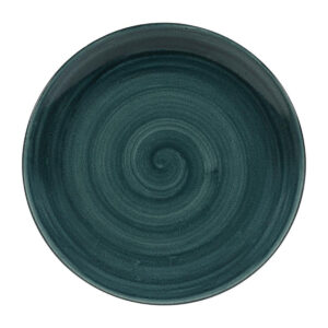 Churchill Stonecast Patina Coupe-Teller, rustikales Blaugrün, 260 mm, (12 Stück)