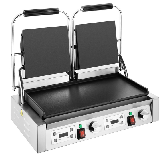 Buffalo Extra großer Kontaktgrill mit doppelt flacher Platte