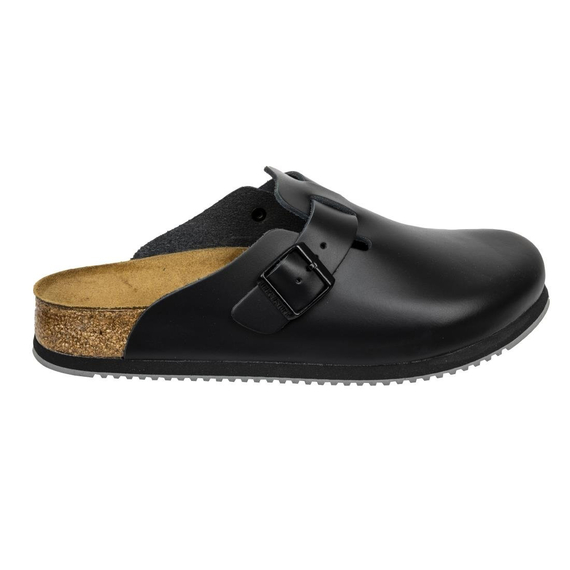 Birkenstock Boston Super Grip Clogs schwarz Größe 43