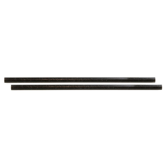 Sier Einwegprodukte Refork gerader Strohhalm schwarz ø 6 mm / 20 cm (100 Stück)