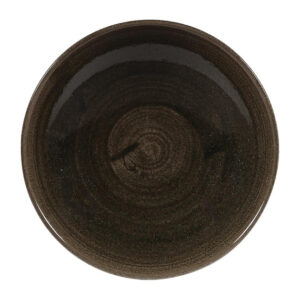 Churchill Stonecast Patina Evolve Coupe Schalen Eisen Schwarz 182mm (12 Stück)
