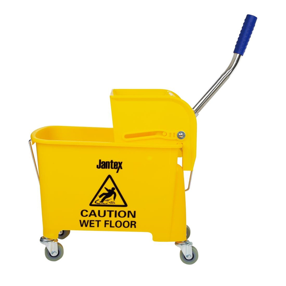 Jantex Moppeimer mit Mopppresse gelb 20L
