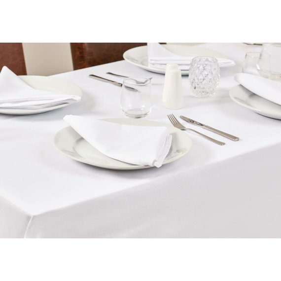 Mitre Essentials Anlässe Tischdecke Weiß 2290 x 2290mm
