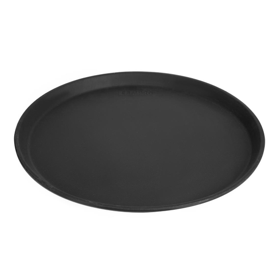 Cambro Camtread rundes rutschfestes Fiberglas Tablett schwarz 35,5cm