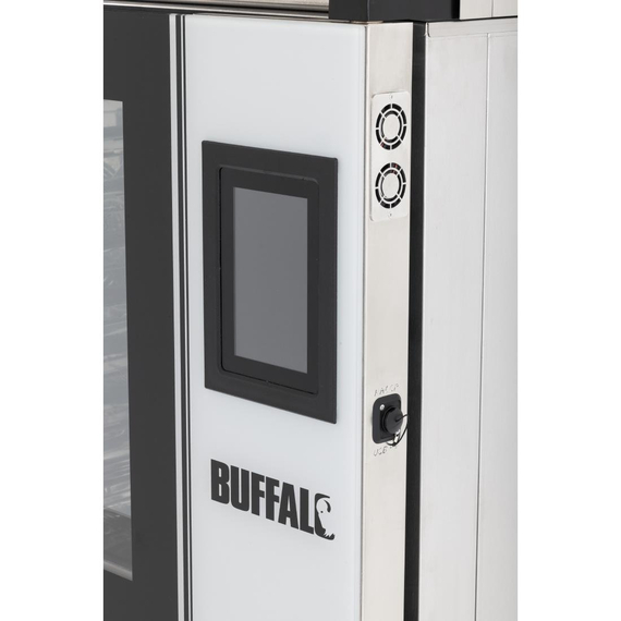 Buffalo Freistehender Smart Touchscreen Kombiöfen 7 x GN 1/1 mit Installationskit