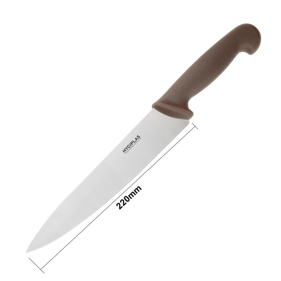 Hygiplas Kochmesser 21,5cm braun