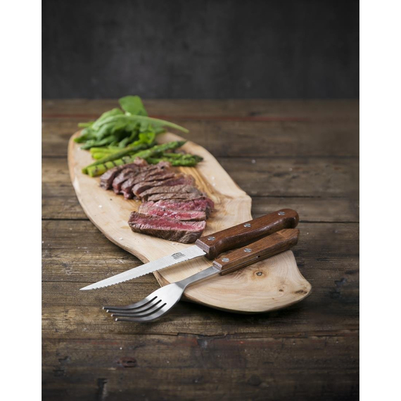 Olympia Steakgabeln mit Holzgriff (12 Stück)