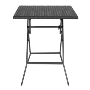 Bolero Quadratischer Klapptisch Schwarz 620mm