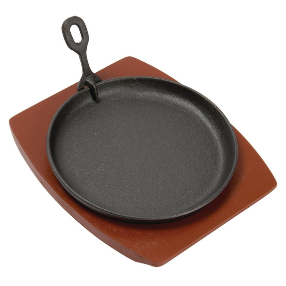 Olympia runde gusseiserne Servierpfanne 22cm