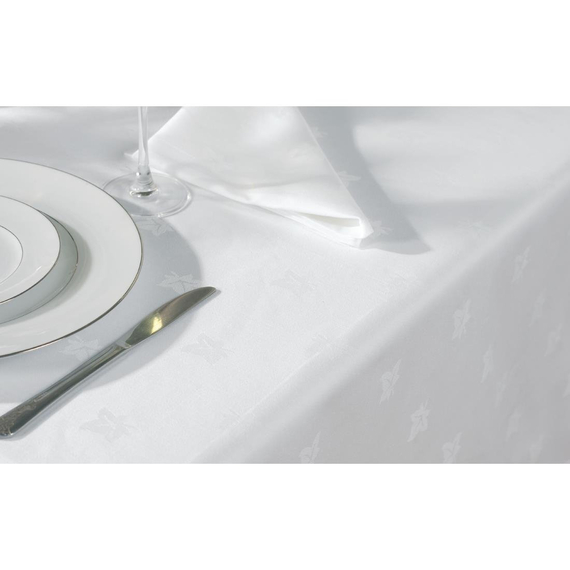 Mitre Luxury Luxor Tischdecke weiß 135 x 230cm