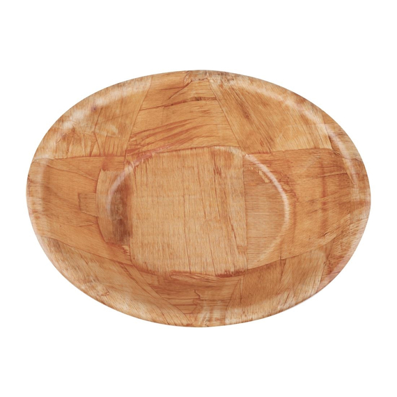 Ovale Holzschale 19 x 25,5cm