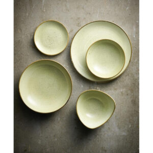 Churchill Stonecast Raw Green Lotus Schuesseln 177mm (12 Stück)